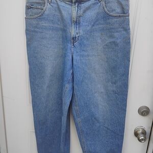 Stylish Blue Wide Leg Jeans